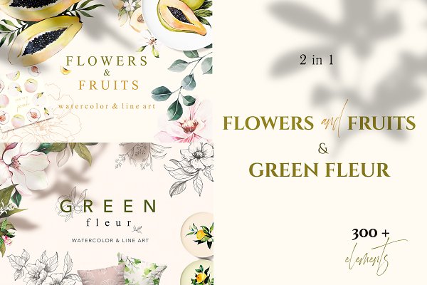 Download GREEN FLEUR & FRUITS-2 in 1