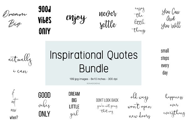 Download Inspiratinal Quotes Bundle