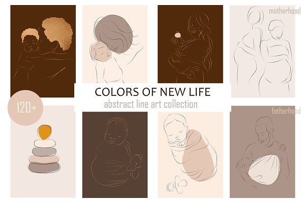 Download LINE ART COLLECTION COLORS OF LIFE