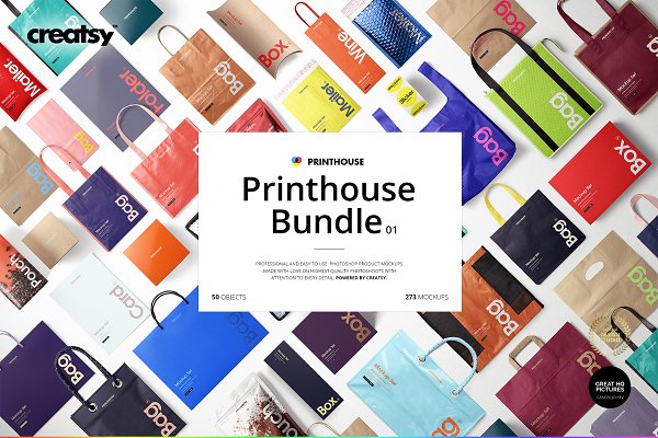 Download Printhouse Mockups Bundle v.1