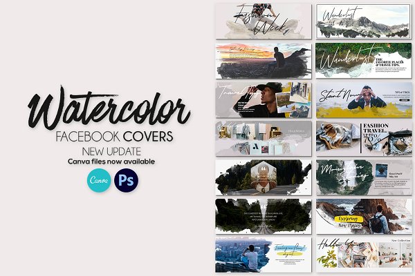 Download Facebook Covers Watercolor