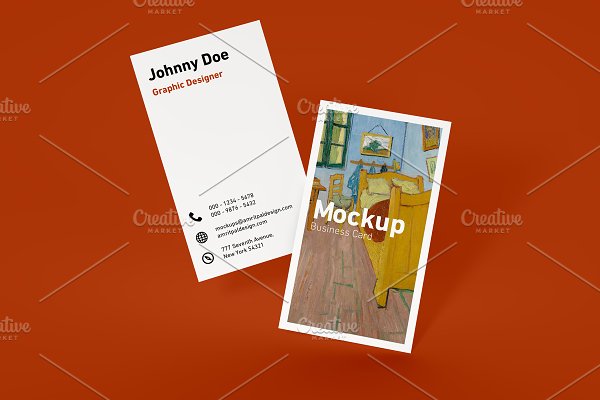 Download Minimal Vertical BusinessCard Mockup