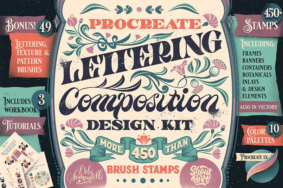 Download Procreate Composition Design Kit 1