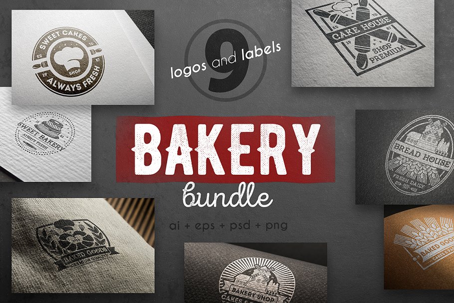 Download Bakery logo kit