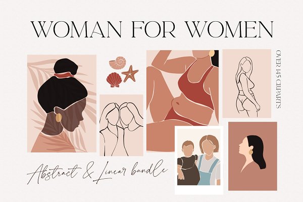 Download SALE Woman for Women Abstract & line
