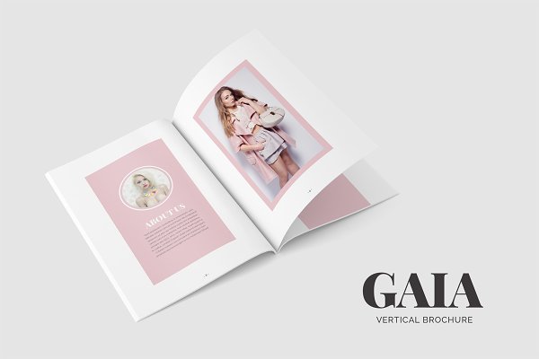 Download Gaia Vertical Brochure Template