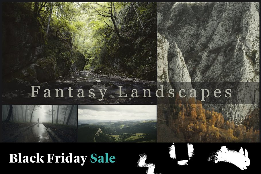 Download Fantasy landscapes Photoshop actions