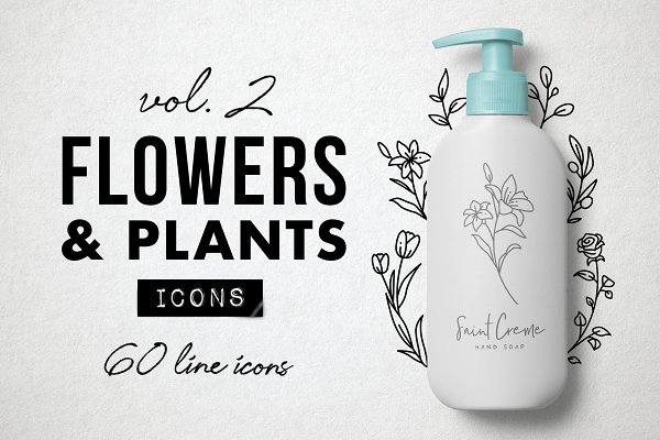 Download 60 Flower and Floral Icons - Vol 2