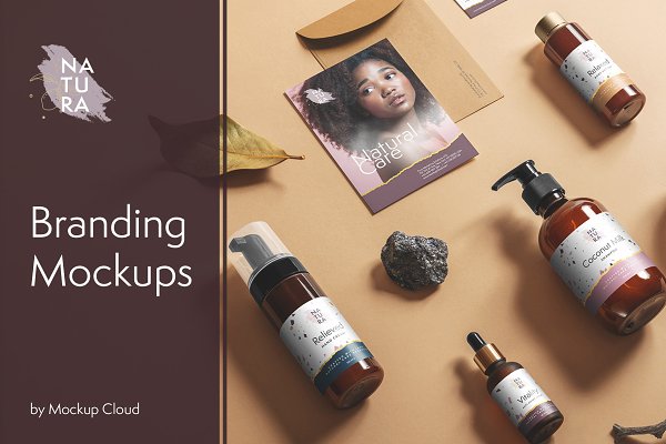 Download Natura – Cosmetics Branding Mockups