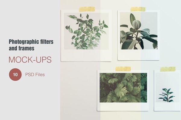 Download Photographic filter and Frame Mockup