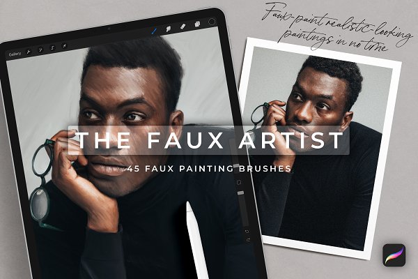 Download The Faux Artist Procreate Brushes