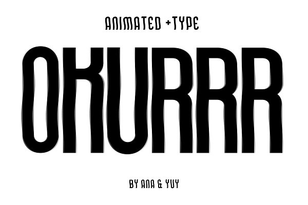 Download Animated Wavy Strong Sans Serif Font