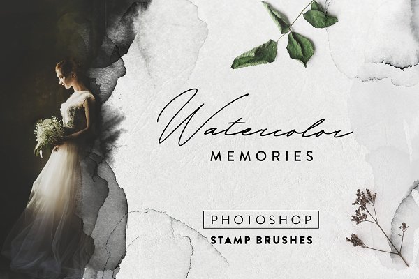 Download Watercolor memories - 125 PS brushes
