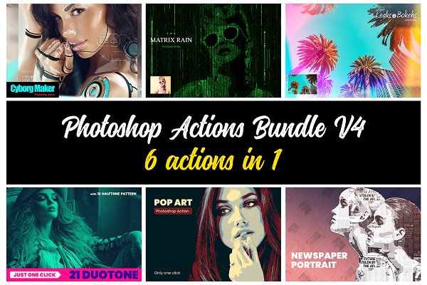 Download Photoshop Actions Bundle V4