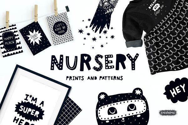 Download Nursery Prints and Patterns