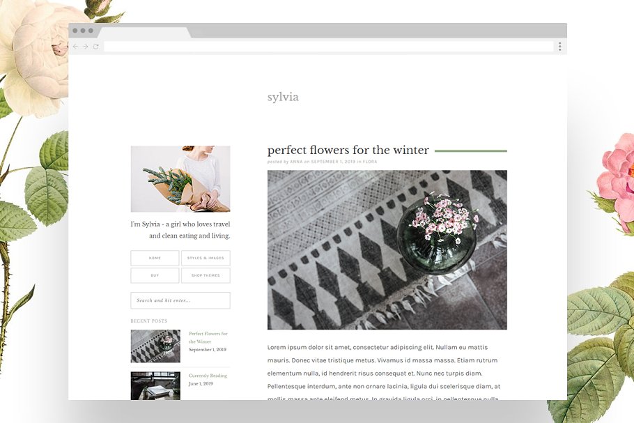 Download Sylvia - Responsive WordPress Theme