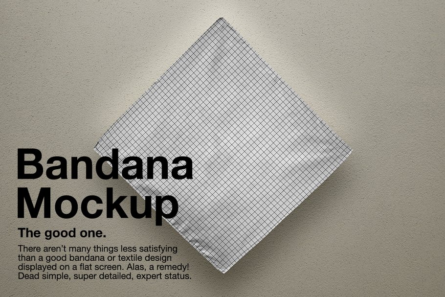 Download PSD Bandana Mockup