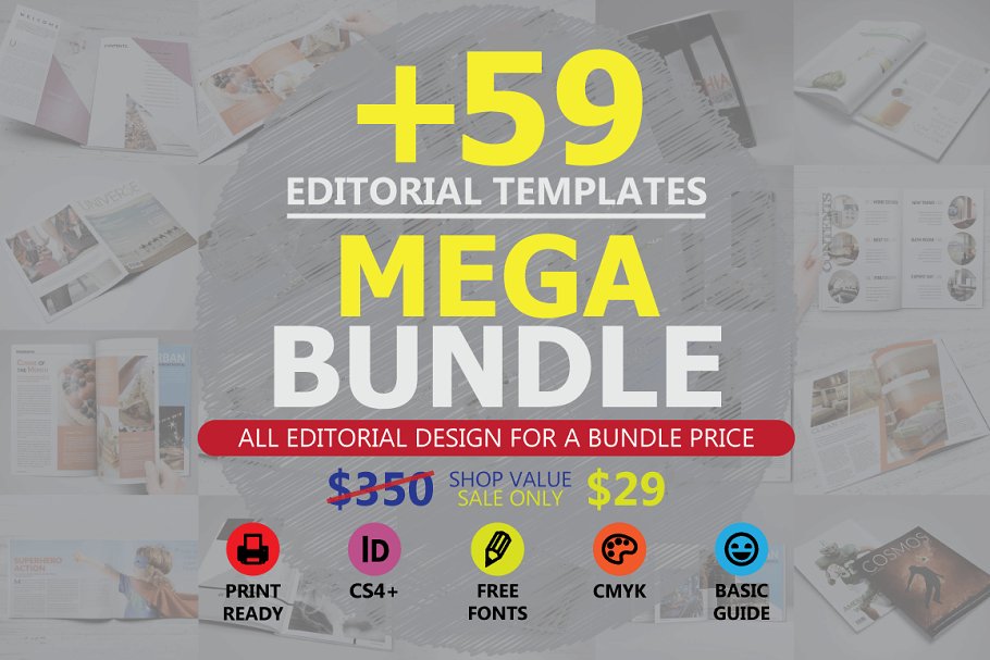 Download Editorial Templates Mega Bundle