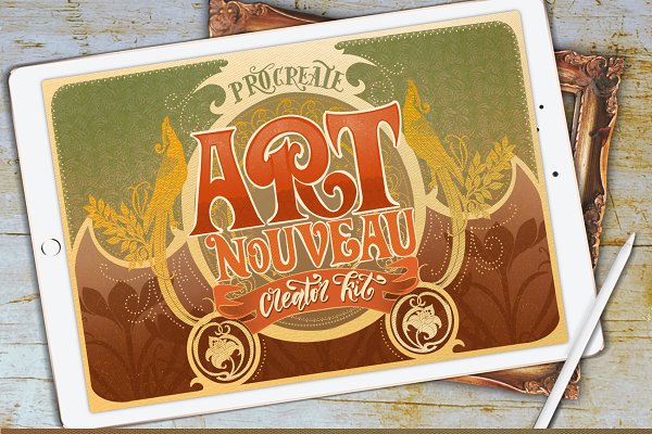 Download Modern Art Nouveau Creator Kit