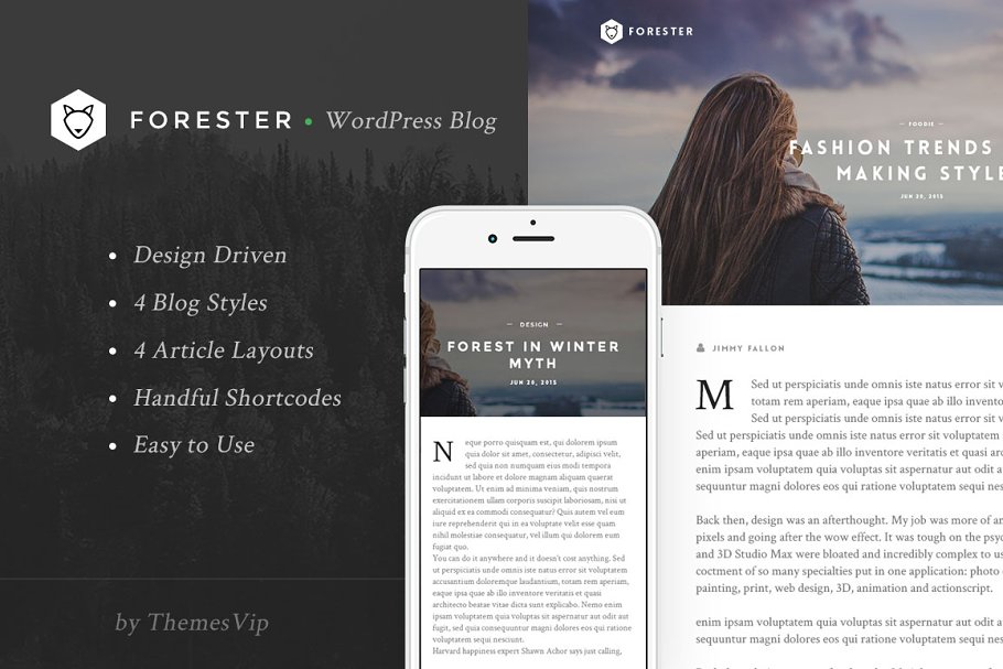 Download Forester - Classic Responsive Theme