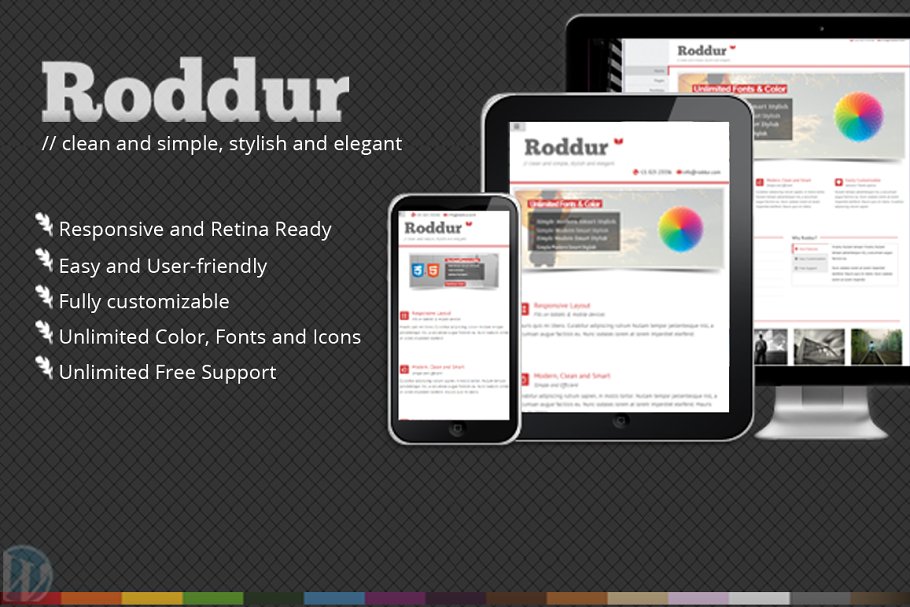 Download Roddur- Multipurpose Responsive WP