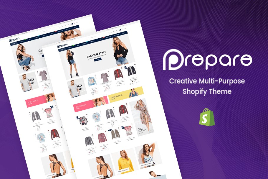 Download Prepare Multipurpose Shopify Theme