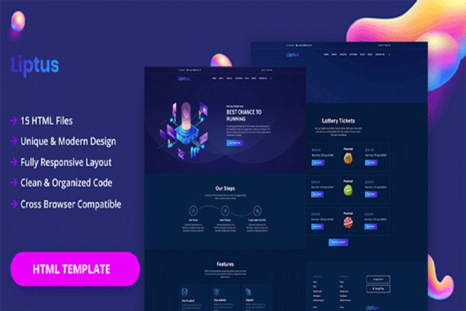 Download Liptus - Isometric Lottery Template
