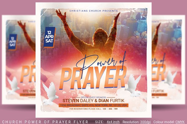 Download Power Of Prayer Church Flyer