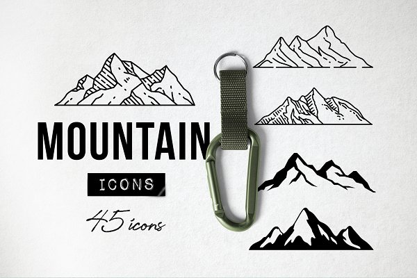 Download 45 Mountain Icons - Logo Icons