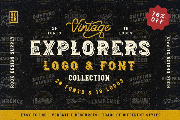 Download Explorers Logo & Font Collection