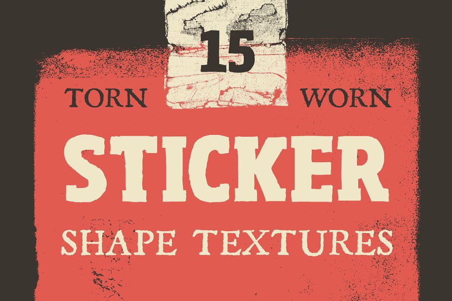 Download Torn Sticker Shape Textures