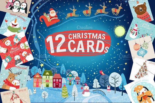 Download 12 Christmas Cards