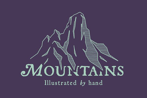 Download 5 Mountain Ranges - By Hand