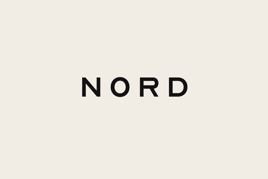 Download NORD - Minimal Display Typeface