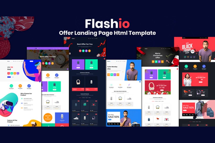 Download Flashio - Landing Page HTML Template