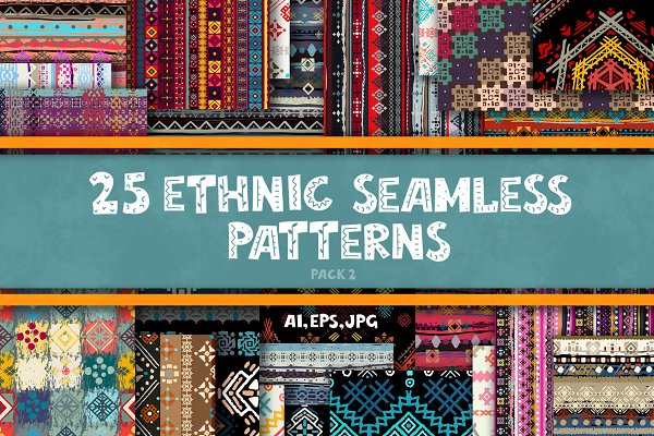 Download Ethnic seamless patterns-2