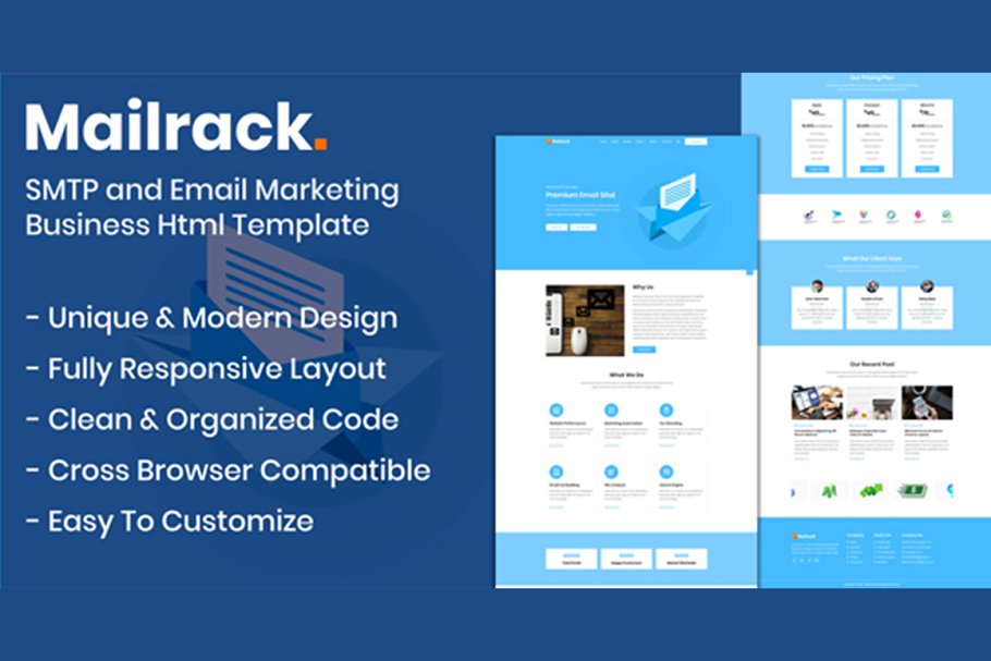 Download Mailrack - Marketing HTML Template
