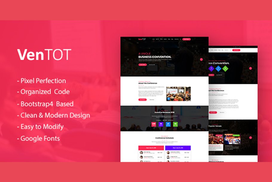 Download Ventot - Event HTML Template
