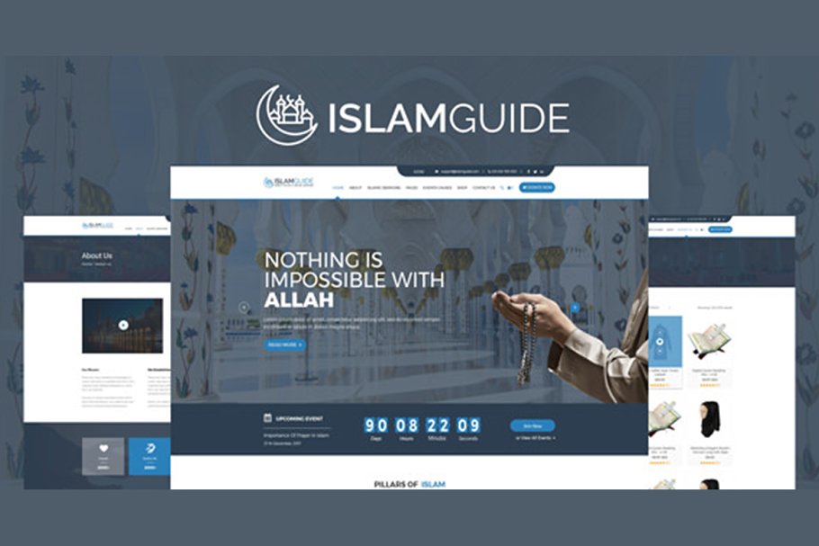 Download IslamGuide-Muslim Religious Template
