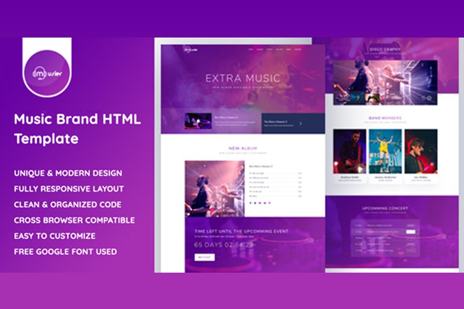 Download Musier - Music HTML Template