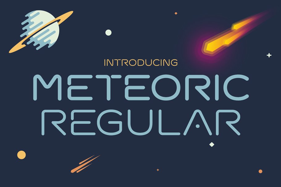 Download Meteoric Regular Font
