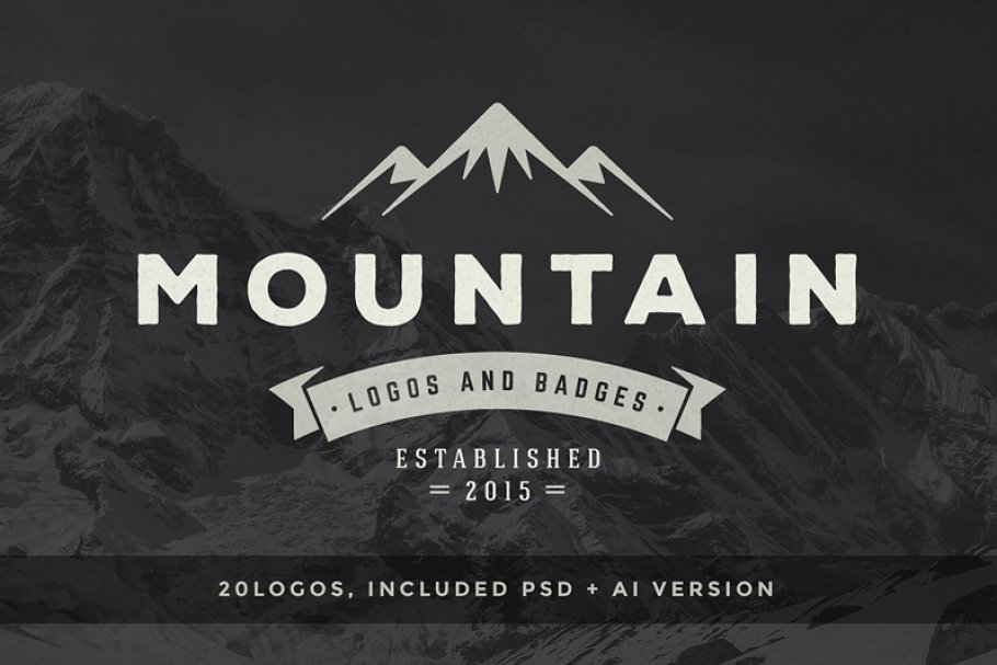 Download 20 Mountain logos and badges