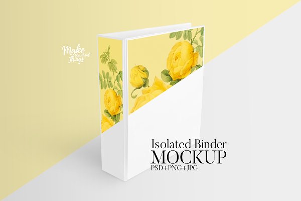 Download Isolated Binder Mockup