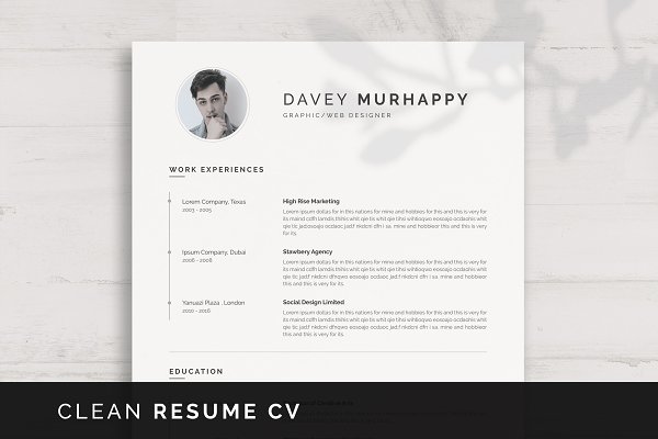 Download Resume Template / CV