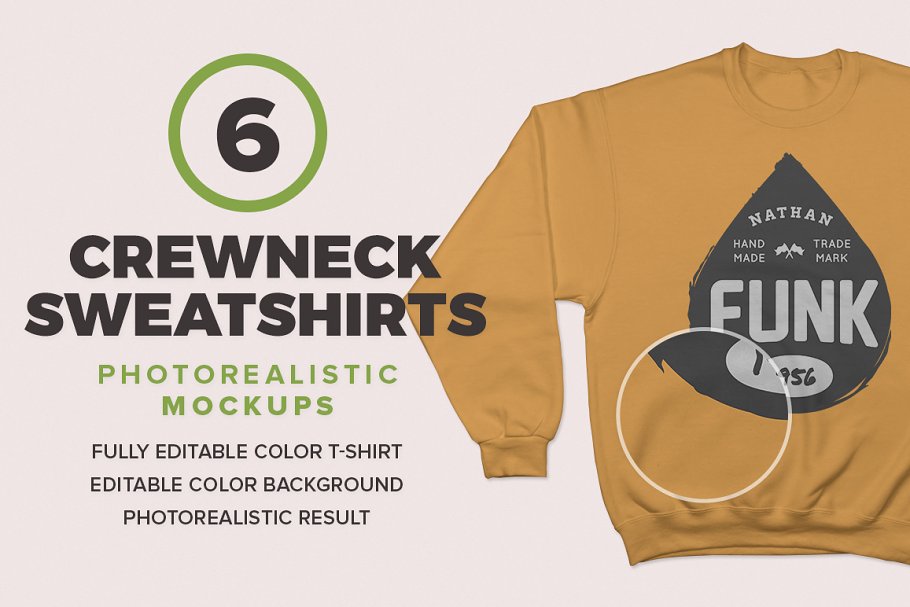 Download Crewneck Sweatshirts Mockups