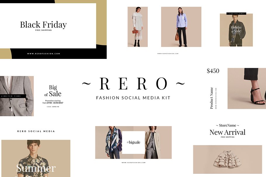 Download Rero Fashion Social Media Kit