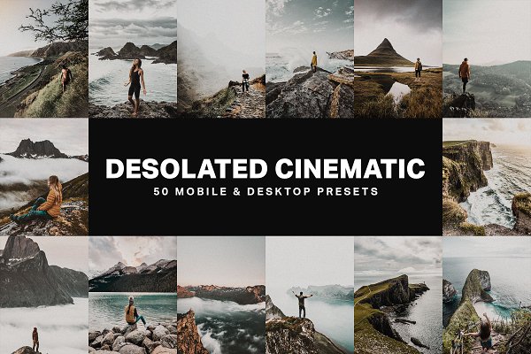 Download 50 Desolated Cinematic LR Presets