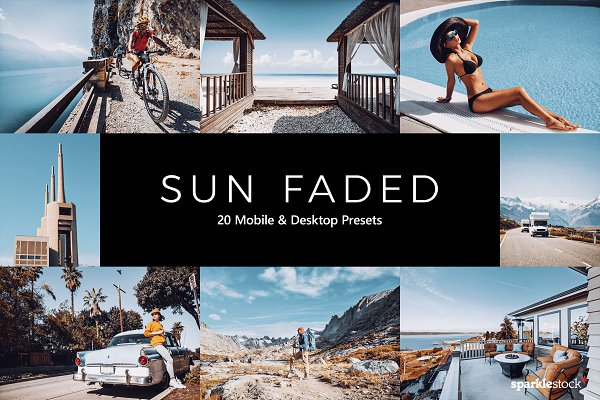 Download 20 Sun Faded Lightroom Presets LUTs