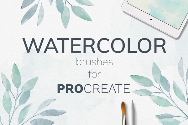 Download Procreate watercolor brush set