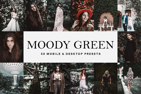 Download 50 Moody Green Lightroom Presets